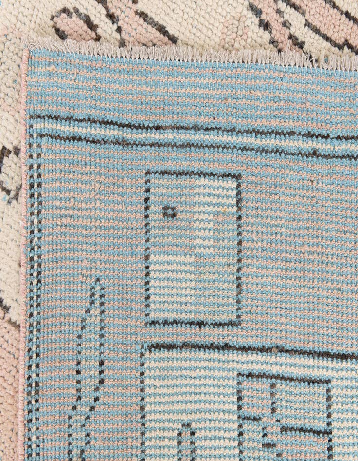 Detail image of  8' 6 x 11' 9  Hand Knotted Moroccan Wool Rug