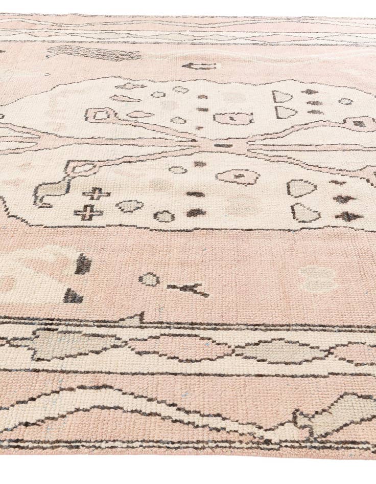 Detail image of  8' 6 x 11' 9  Hand Knotted Moroccan Wool Rug