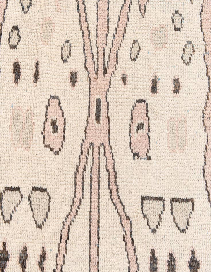Detail image of  8' 6 x 11' 9  Hand Knotted Moroccan Wool Rug