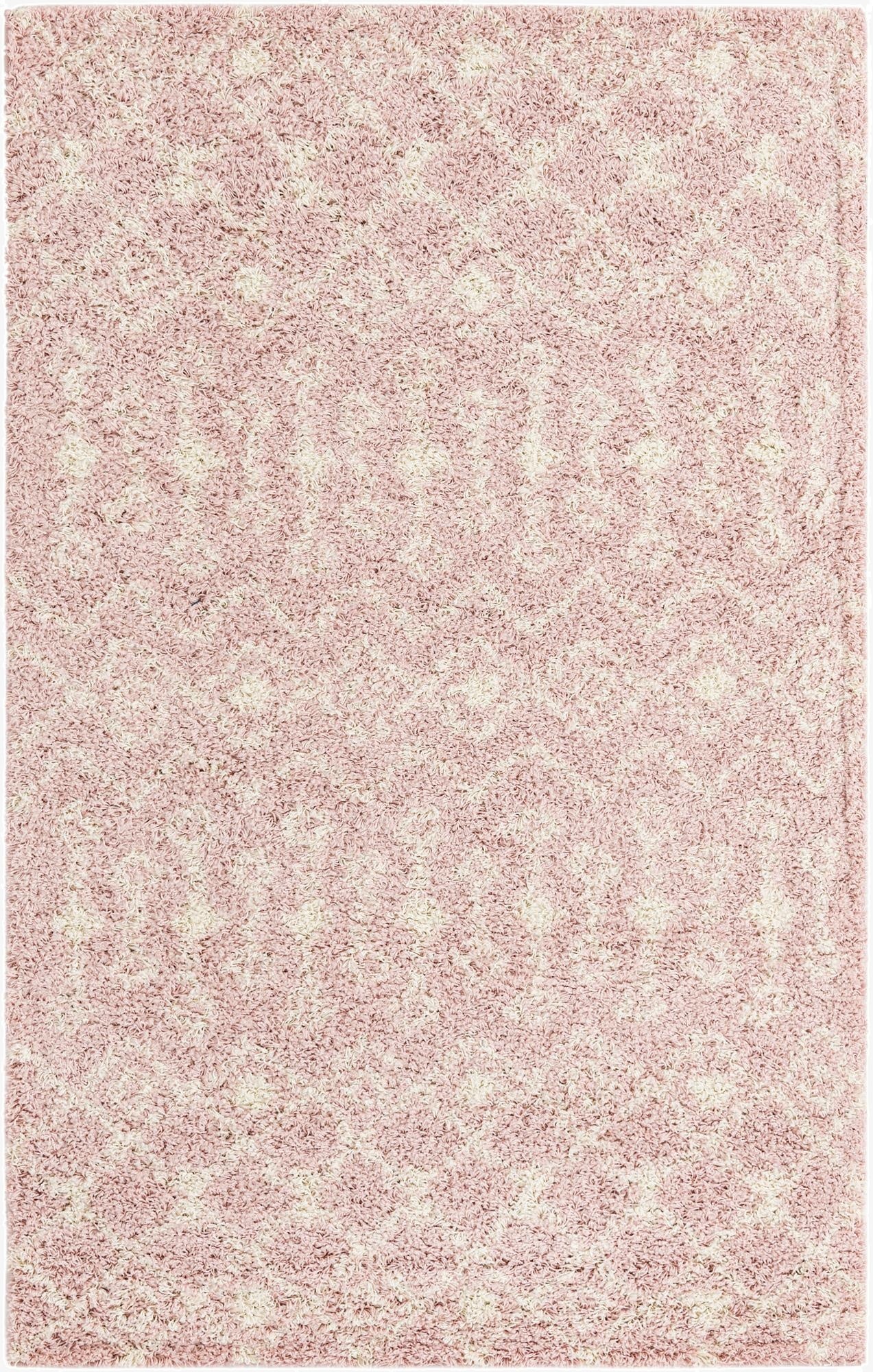  5' 3 x 8' Moroccan Trellis Shag Rug