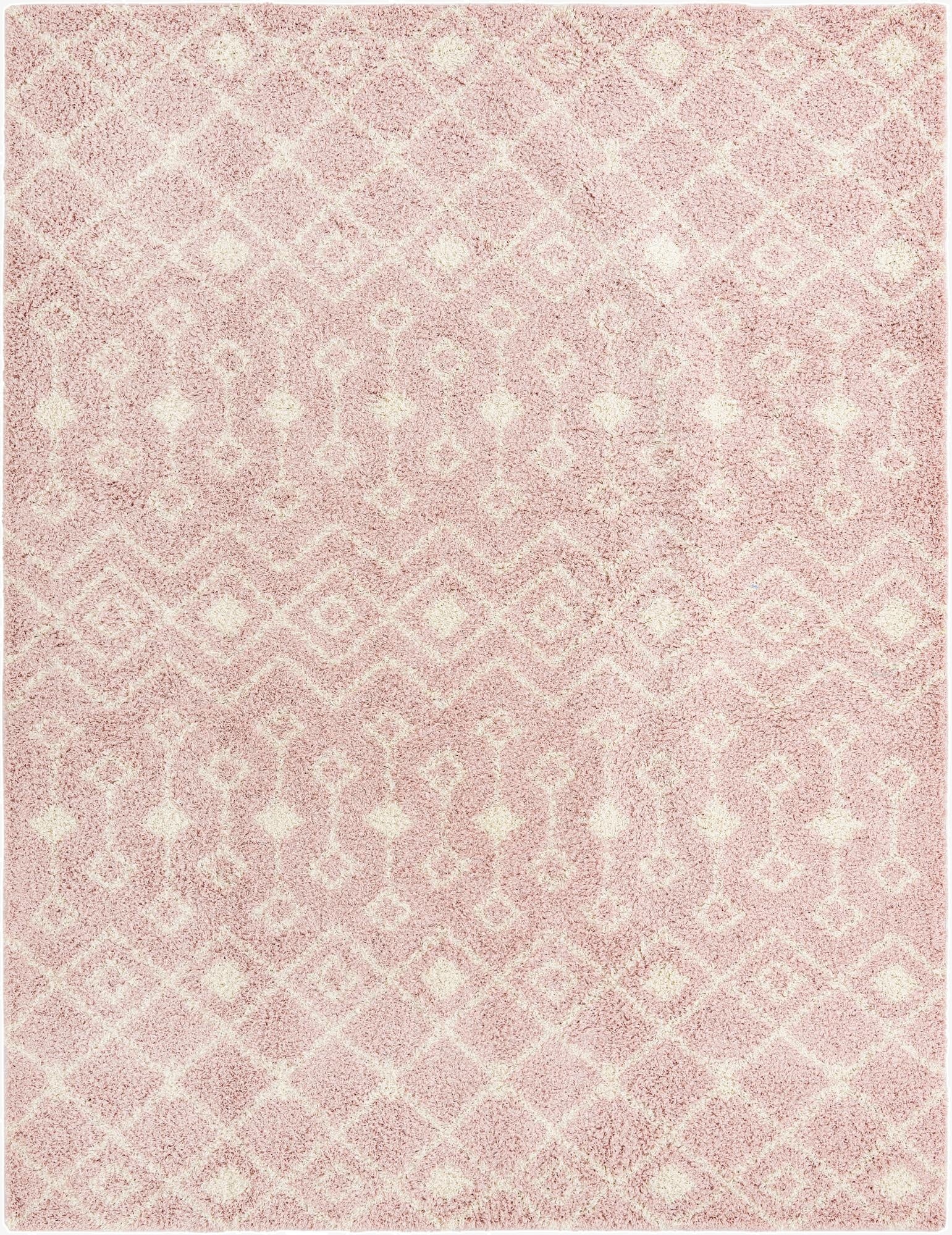  10' x 13' Moroccan Trellis Shag Rug