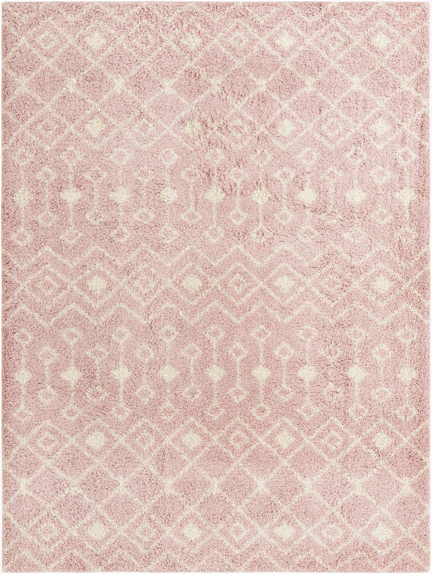  10' x 14' Moroccan Trellis Shag Rug