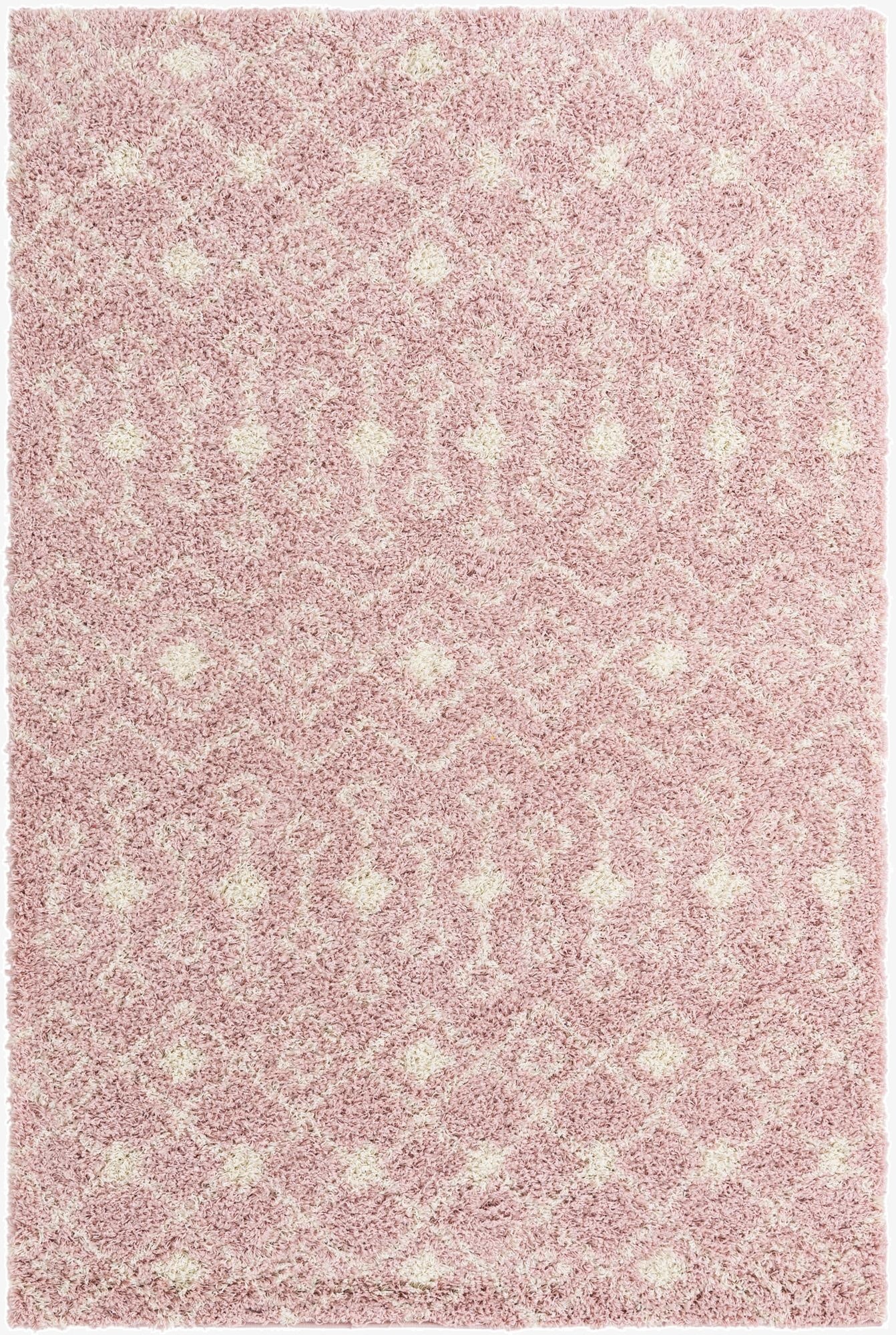  6' x 9' Moroccan Trellis Shag Rug