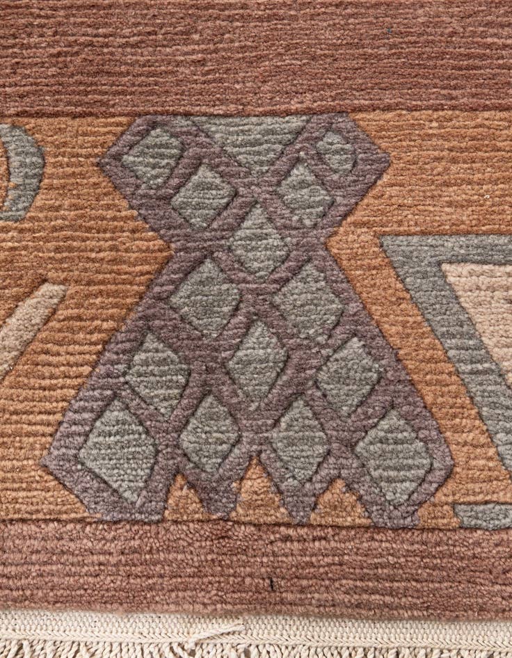 Detail image of  8' 3 x 11' 4  Hand Knotted Nepal Wool Rug