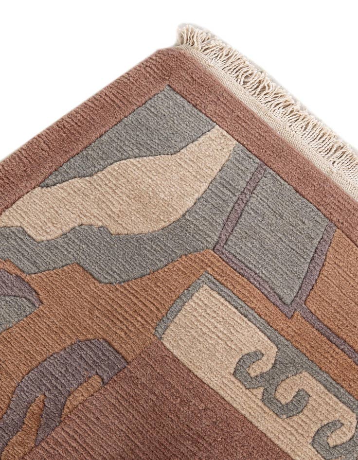 Detail image of  8' 3 x 11' 4  Hand Knotted Nepal Wool Rug