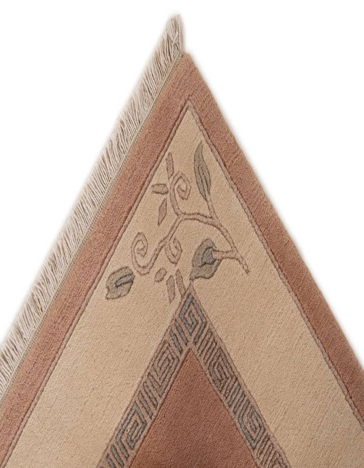 Detail image of  4' x 5' 11  Hand Knotted Nepal Wool Rug