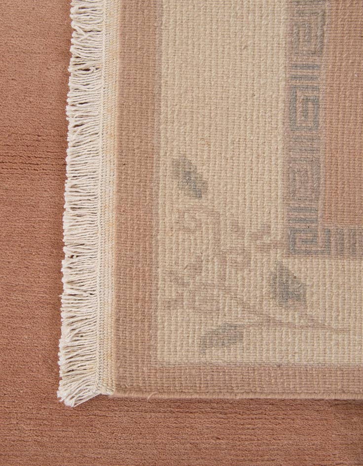 Detail image of  4' x 5' 11  Hand Knotted Nepal Wool Rug