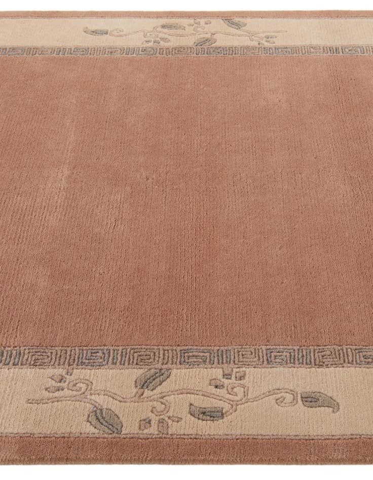 Detail image of  4' x 5' 11  Hand Knotted Nepal Wool Rug