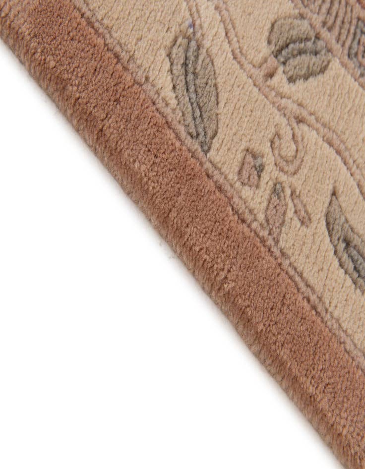 Detail image of  4' x 5' 11  Hand Knotted Nepal Wool Rug