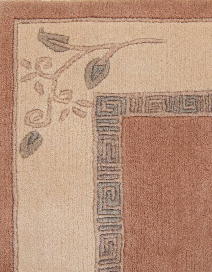 Detail image of  4' x 5' 11  Hand Knotted Nepal Wool Rug