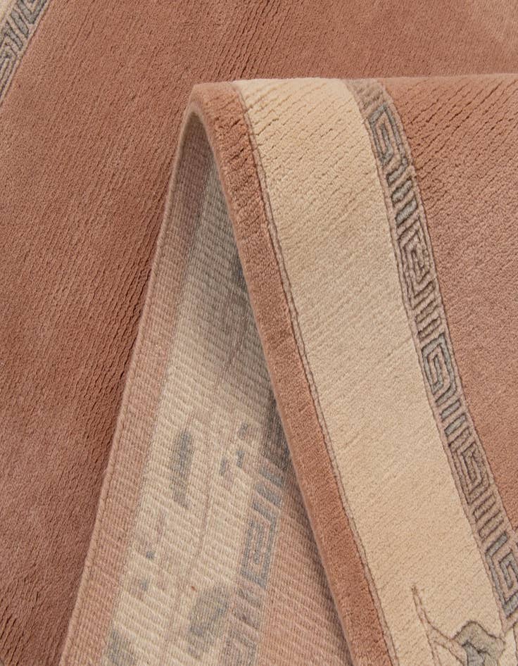 Detail image of  4' x 5' 11  Hand Knotted Nepal Wool Rug