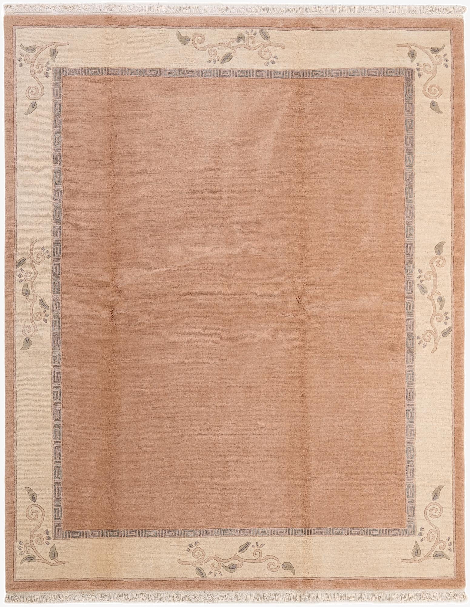  6' 9 x 8' 4  Hand Knotted Nepal Wool Rug