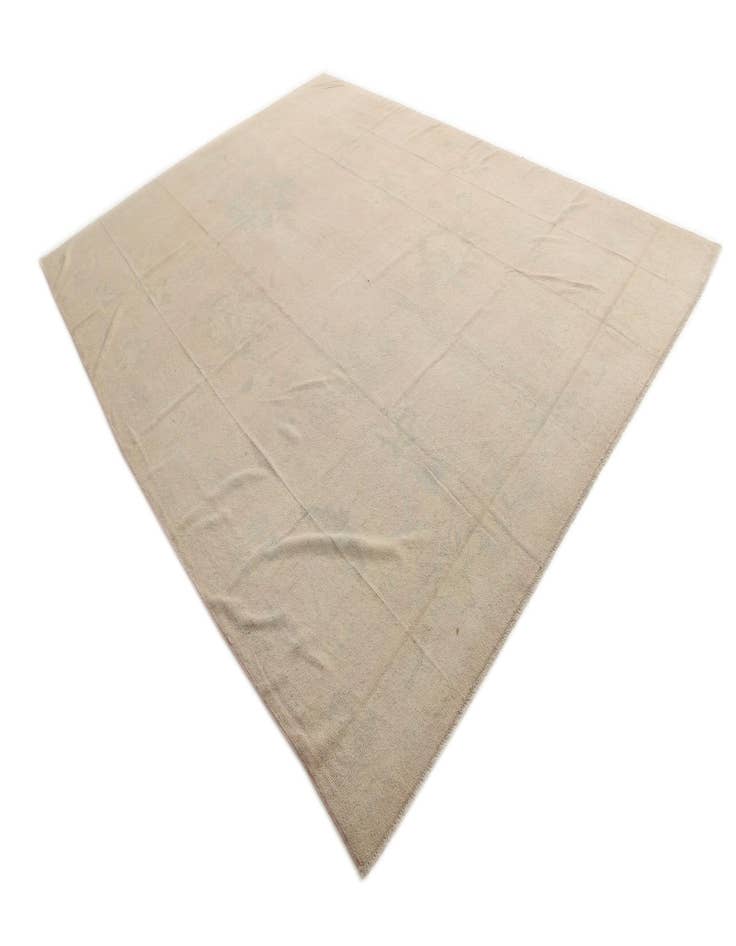 Detail image of  10' 4 x 13' 10  Hand Knotted Oushak Wool Rug