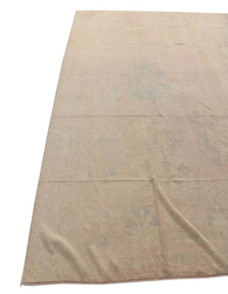 Detail image of  10' 4 x 13' 10  Hand Knotted Oushak Wool Rug