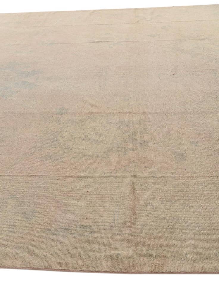 Detail image of  10' 4 x 13' 10  Hand Knotted Oushak Wool Rug