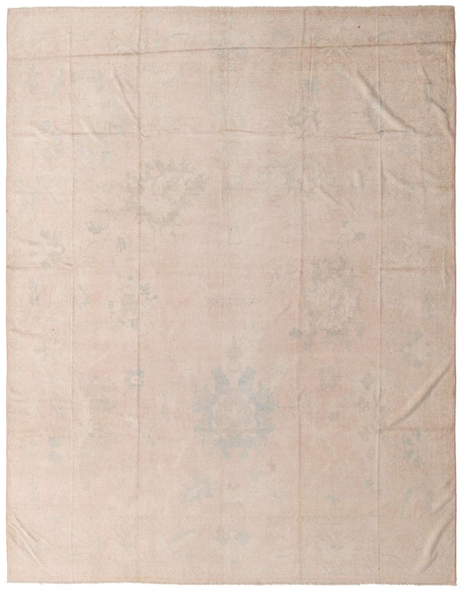 Primary image 10' 4 x 13' 10 Hand Knotted Oushak Wool Rug