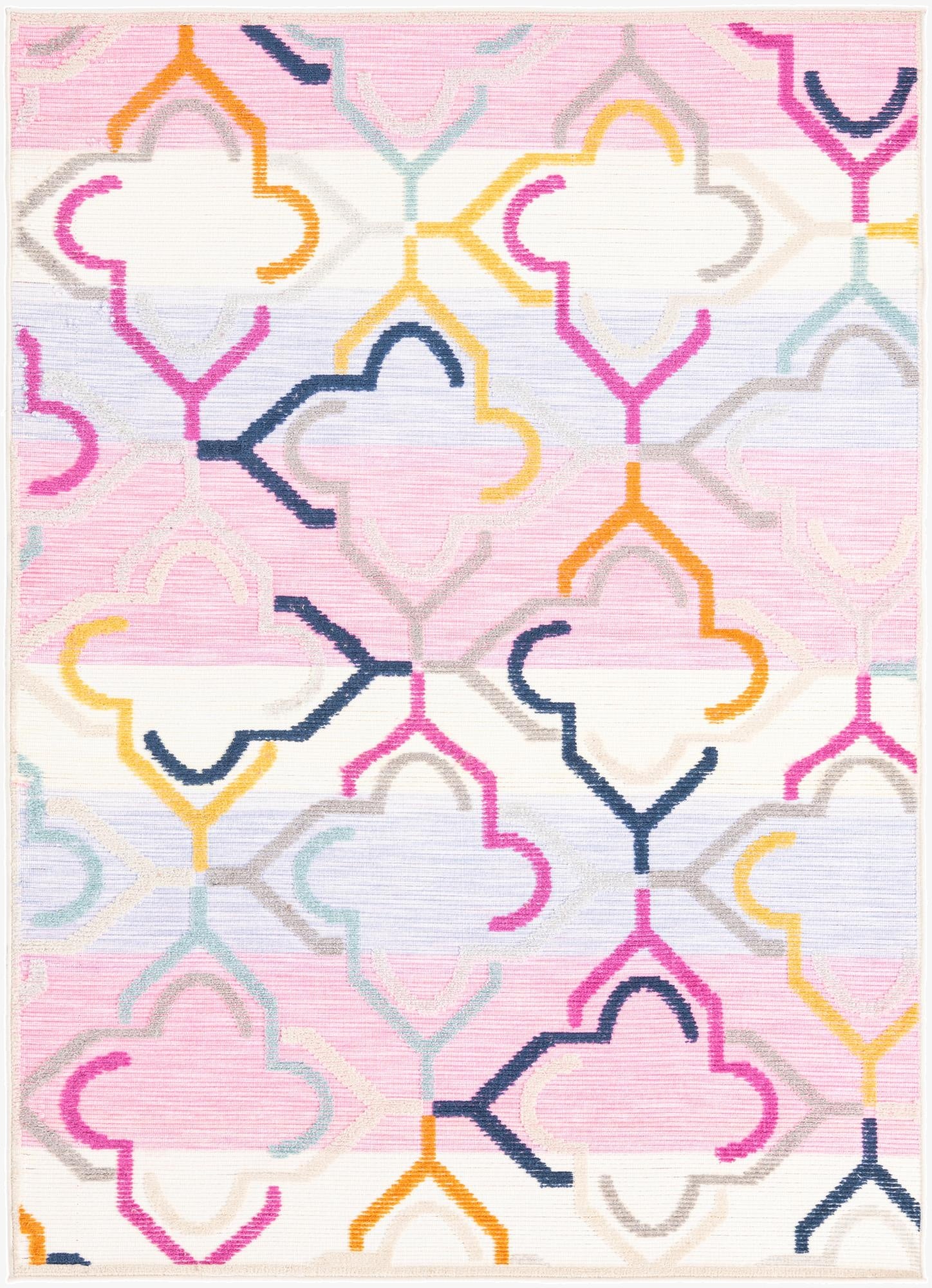  5' 3 x 7' 7  Washable  Indoor / Outdoor Rug