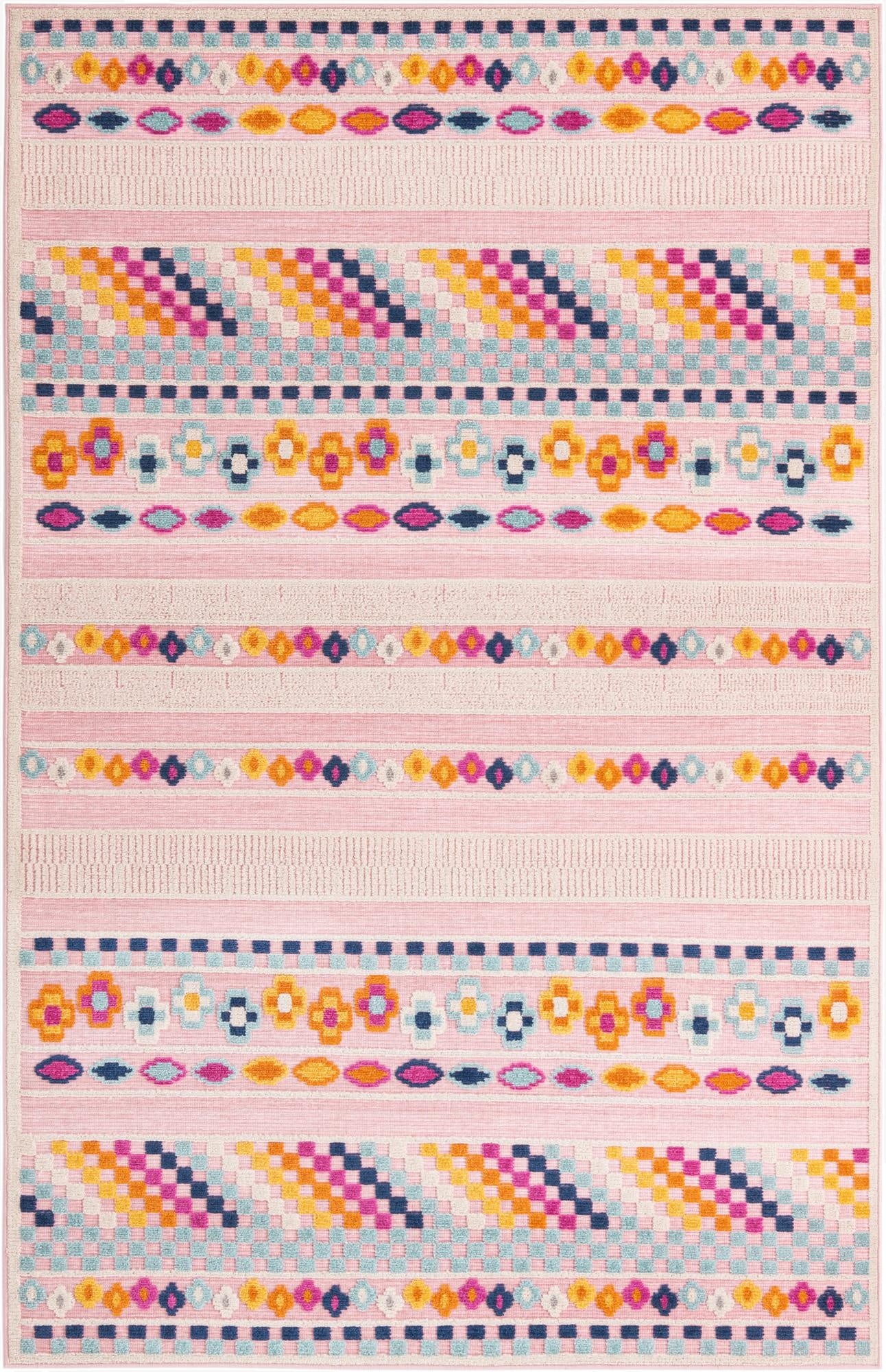  5' x 8'  Washable  Indoor / Outdoor Rug