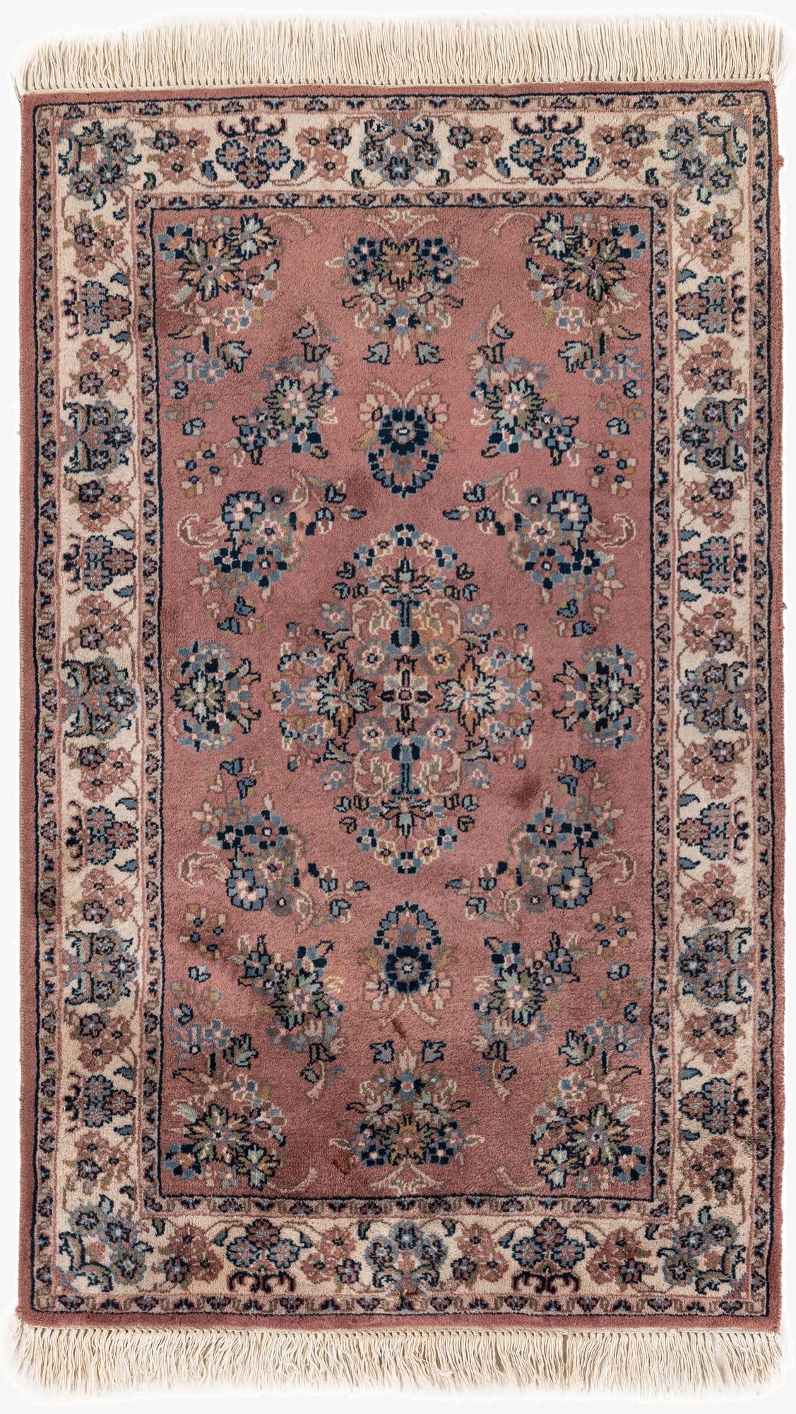  2' 7 x 4' 2  Hand Knotted Sarough Oriental Wool Rug