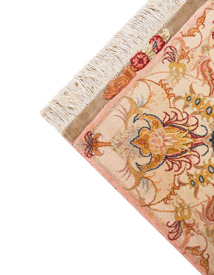 Detail image of  5' 8 x 8' 3  Hand Knotted Tabriz Persian Rug