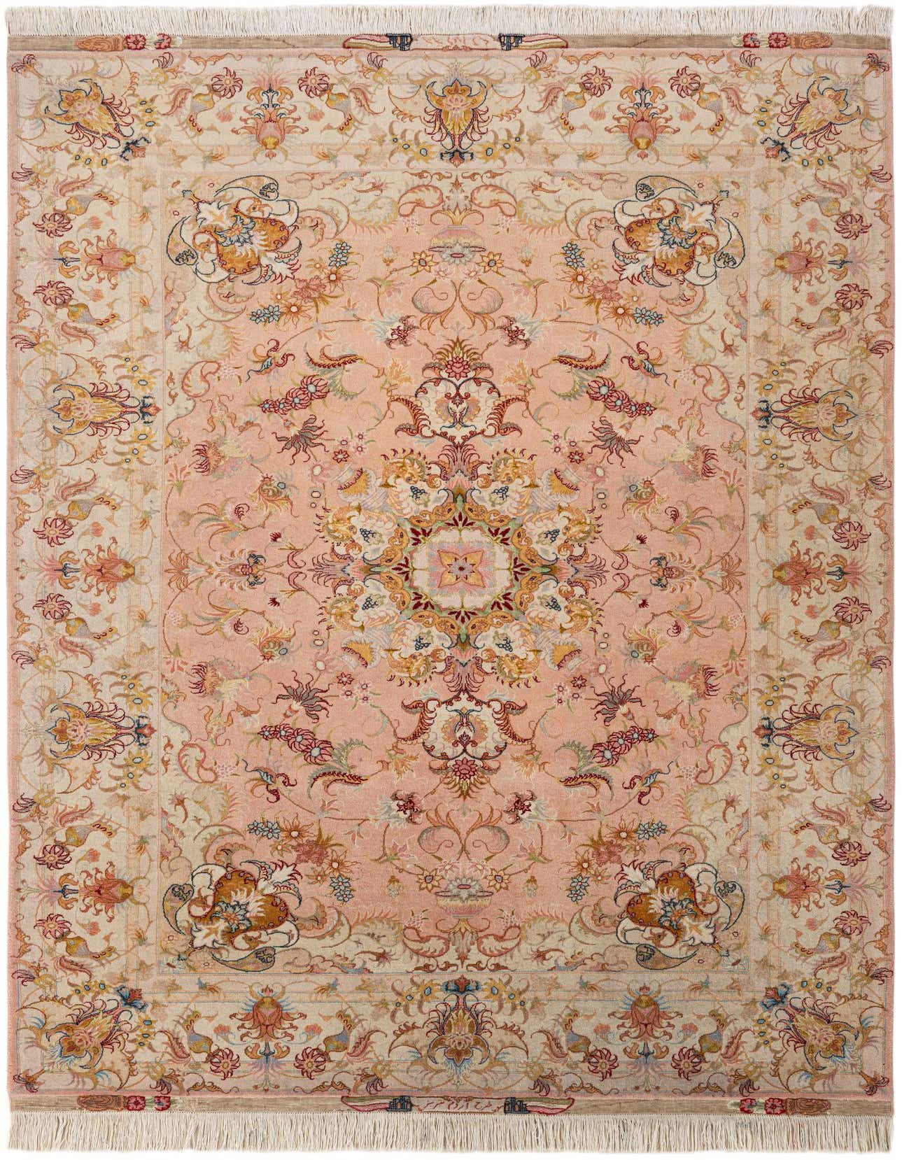 Primary image  5' 8 x 8' 3  Hand Knotted Tabriz Persian Rug