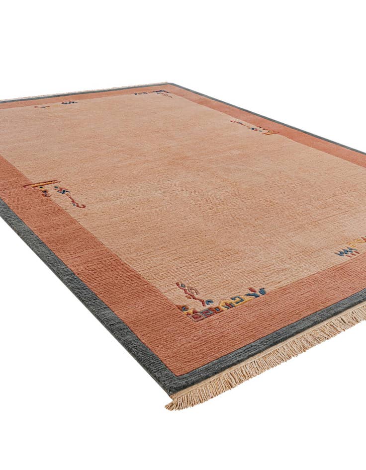 Detail image of  5' 7 x 7' 9  Hand Knotted Tibet Wool Rug