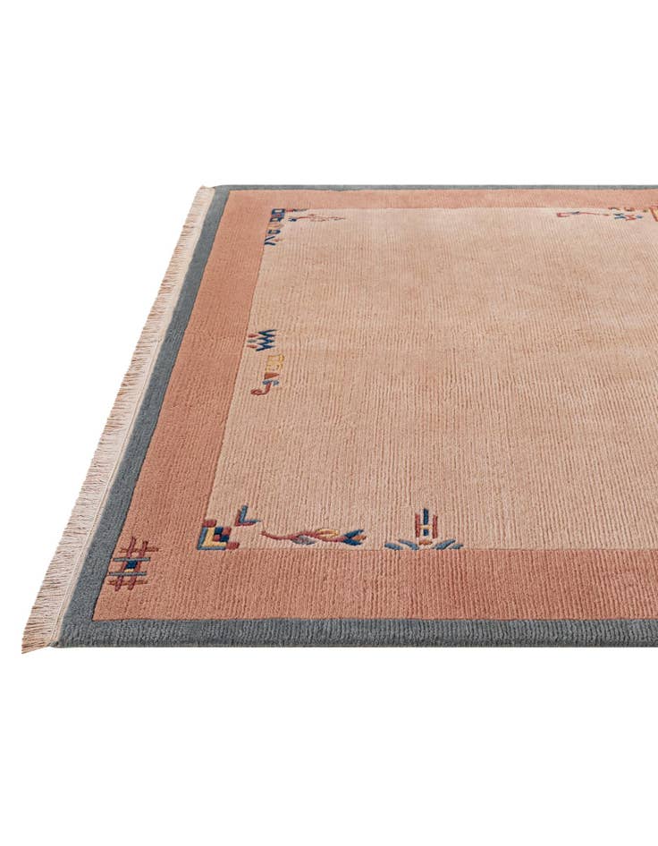 Detail image of  5' 7 x 7' 9  Hand Knotted Tibet Wool Rug