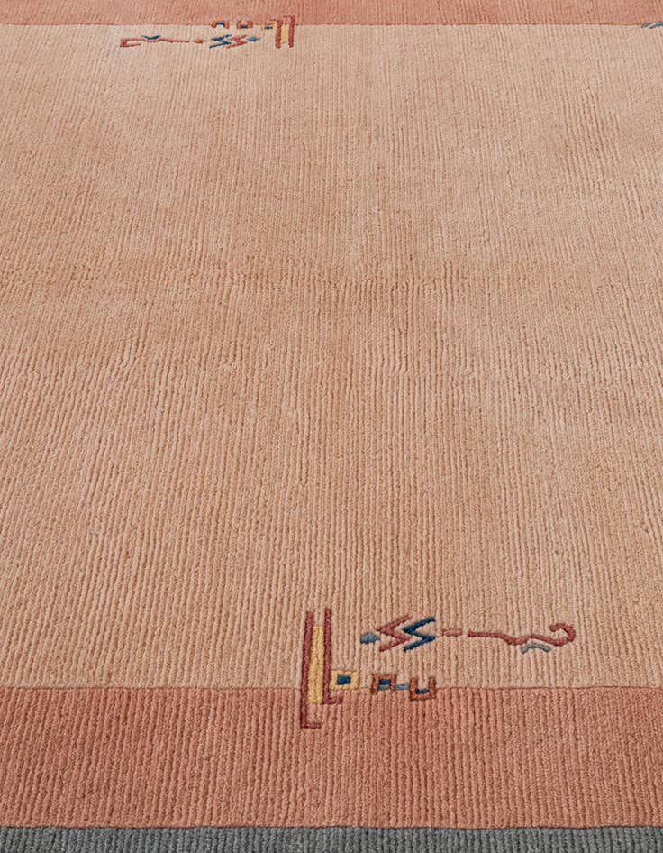 Detail image of  5' 7 x 7' 9  Hand Knotted Tibet Wool Rug