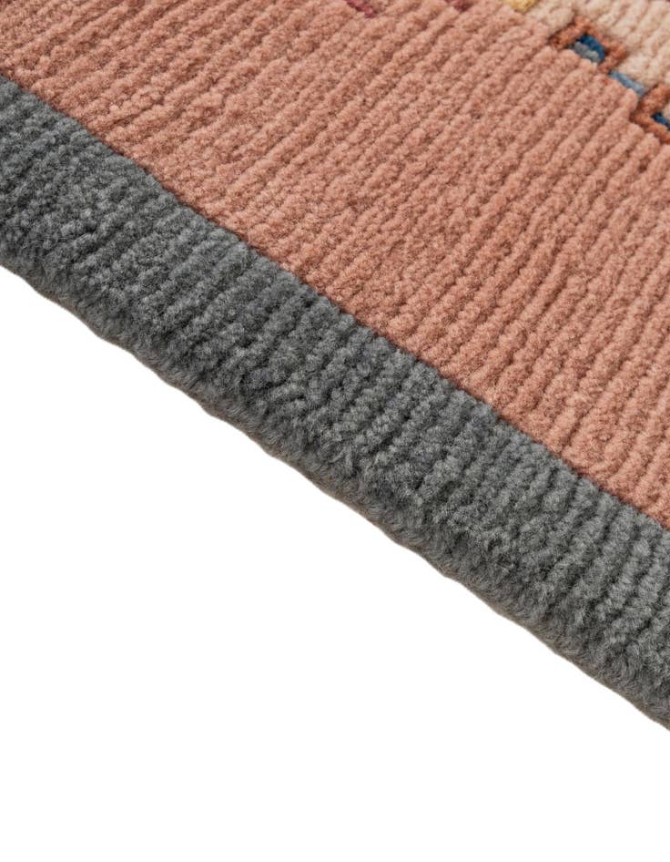 Detail image of  5' 7 x 7' 9  Hand Knotted Tibet Wool Rug