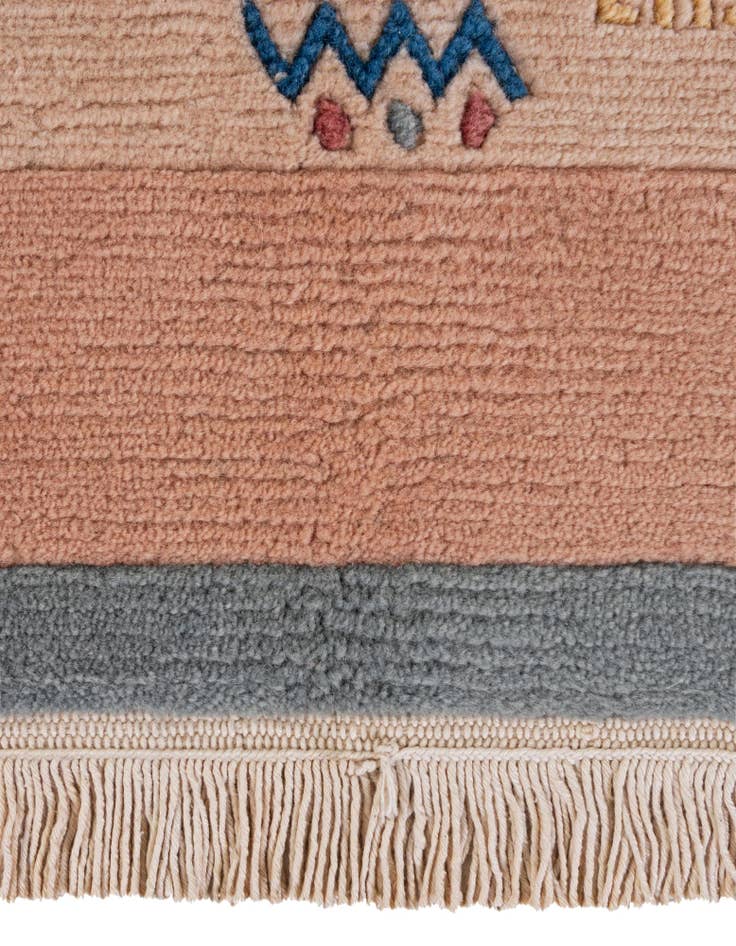 Detail image of  5' 7 x 7' 9  Hand Knotted Tibet Wool Rug