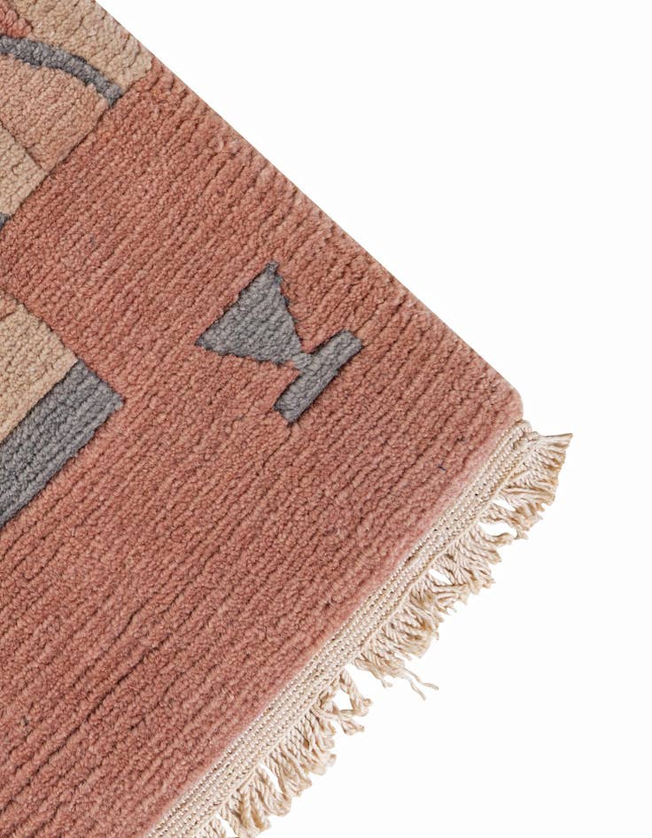 Detail image of  8' 3 x 11' 3  Hand Knotted Tibet Wool Rug