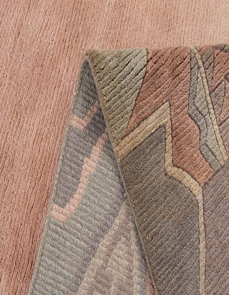 Detail image of  8' 5 x 11' 3  Hand Knotted Tibet Wool Rug