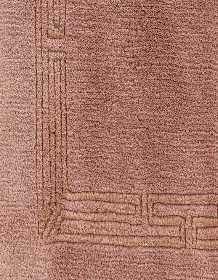 Detail image of 8' 1 x 9' 7 Hand Knotted Tibet Wool Rug