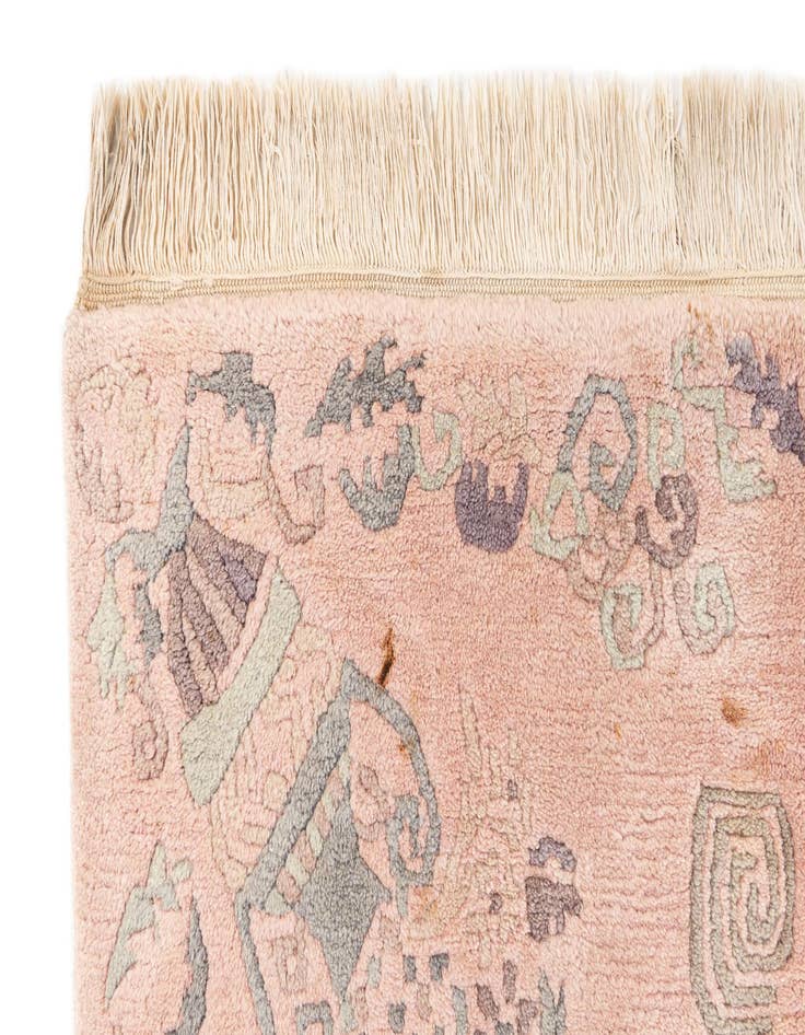 Detail image of  6' 7 x 9' 8  Hand Knotted Tibet Wool Rug