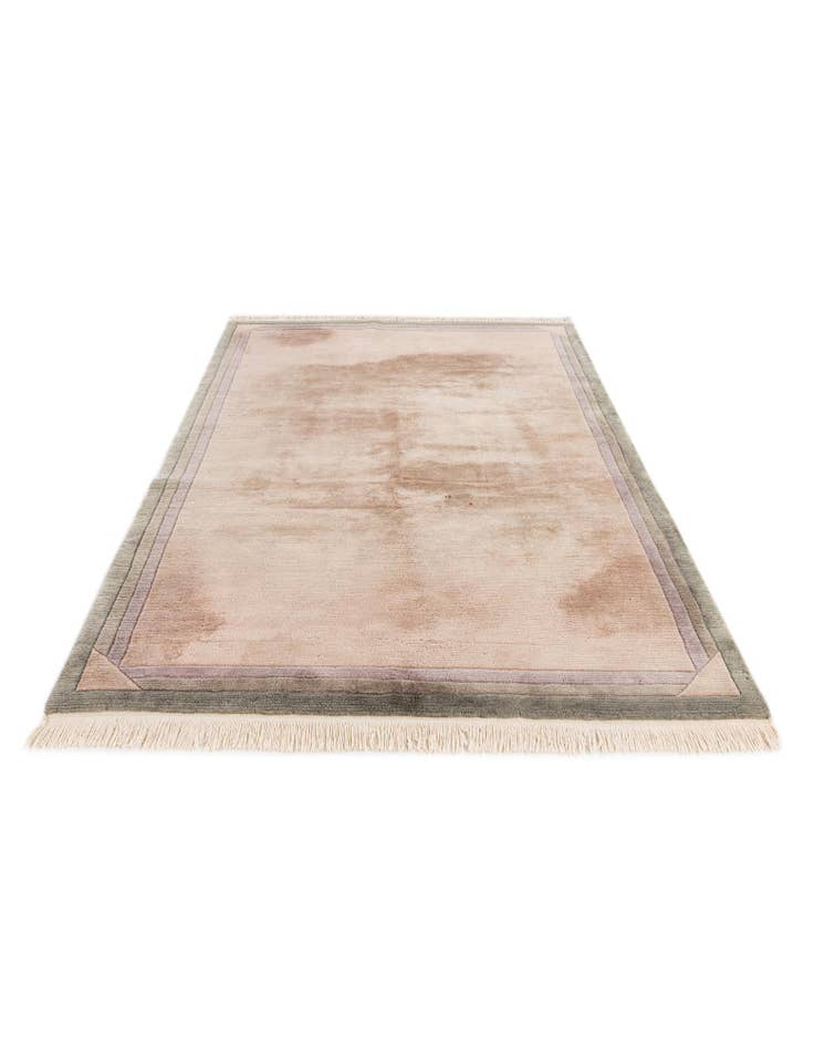 Detail image of  5' 8 x 7' 11  Hand Knotted Tibet Wool Rug