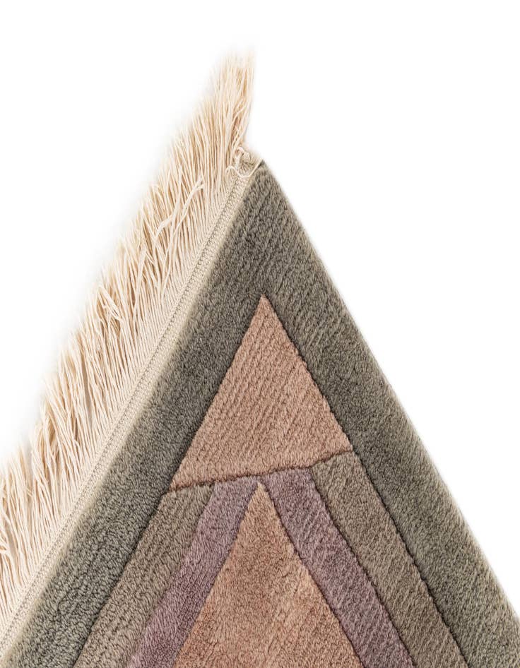 Detail image of  5' 8 x 7' 11  Hand Knotted Tibet Wool Rug