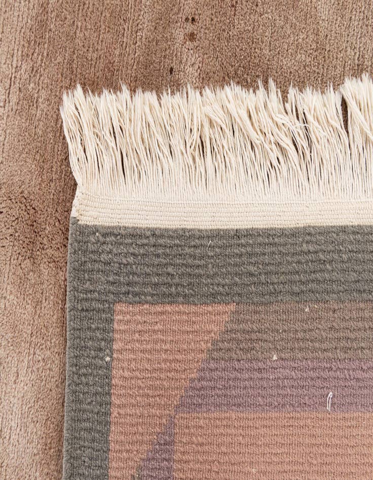 Detail image of  5' 8 x 7' 11  Hand Knotted Tibet Wool Rug