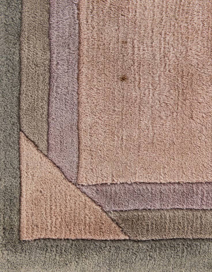 Detail image of  5' 8 x 7' 11  Hand Knotted Tibet Wool Rug