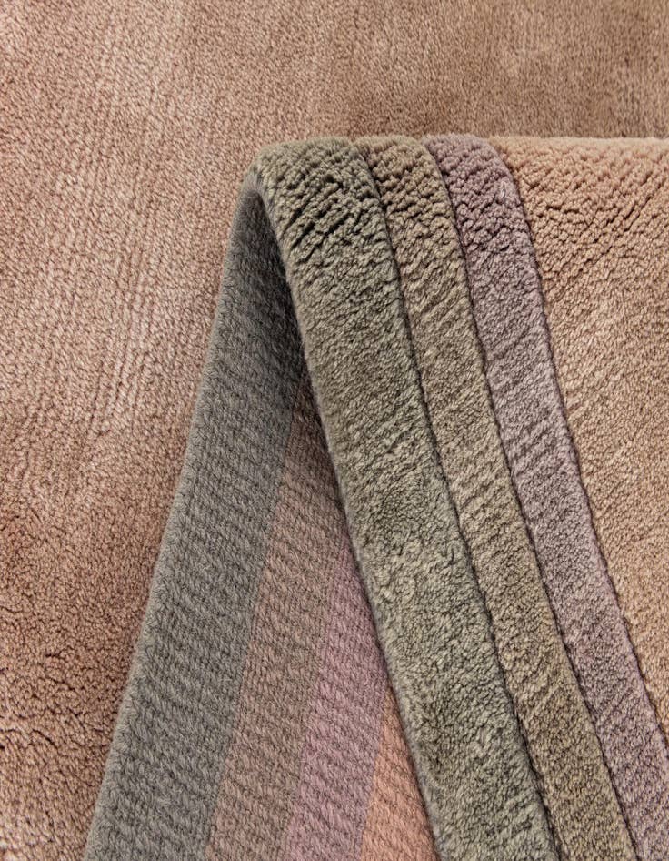 Detail image of  5' 8 x 7' 11  Hand Knotted Tibet Wool Rug