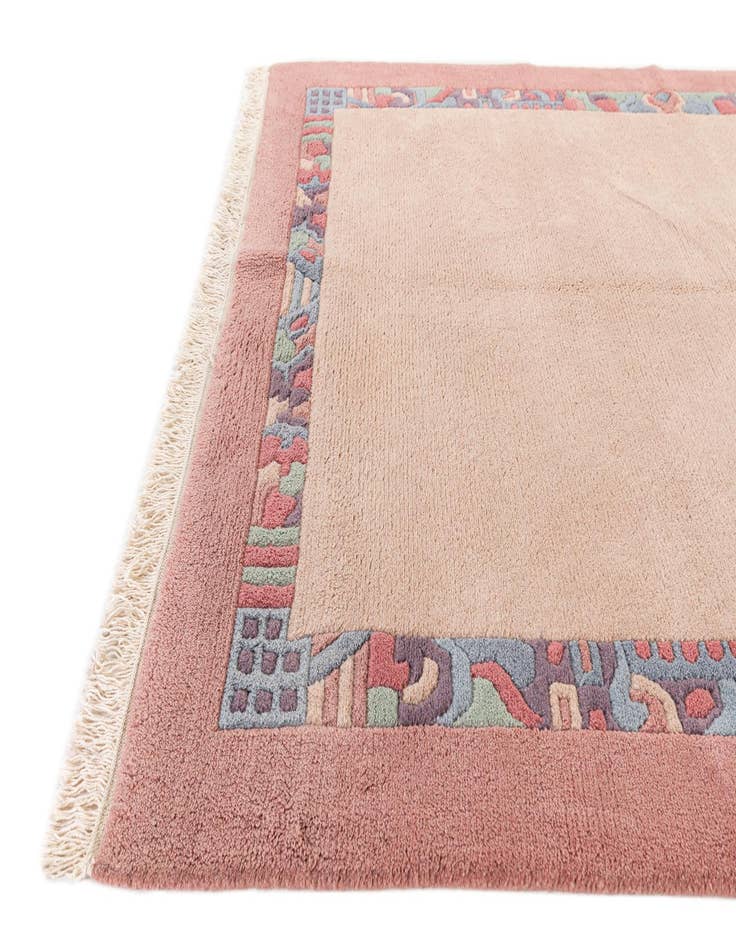 Detail image of  5' 7 x 8'  Hand Knotted Tibet Wool Rug