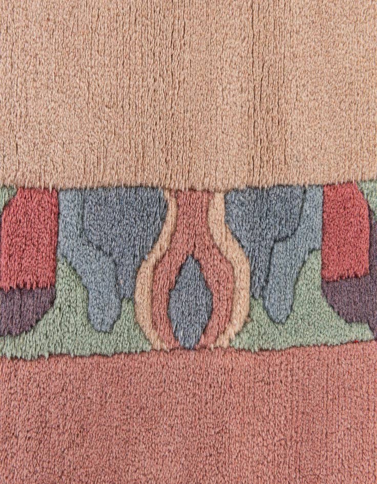 Detail image of  5' 7 x 8'  Hand Knotted Tibet Wool Rug