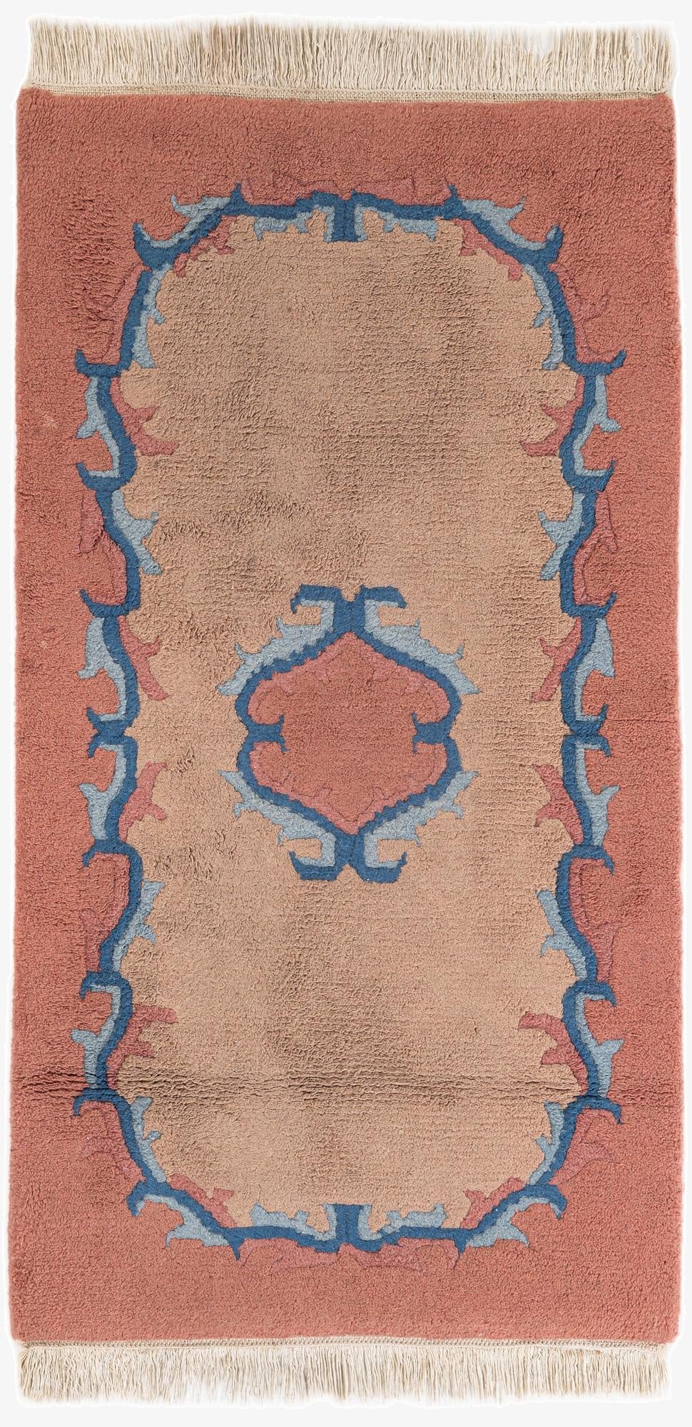  2' 5 x 4' 7  Hand Knotted Tibet Wool Rug