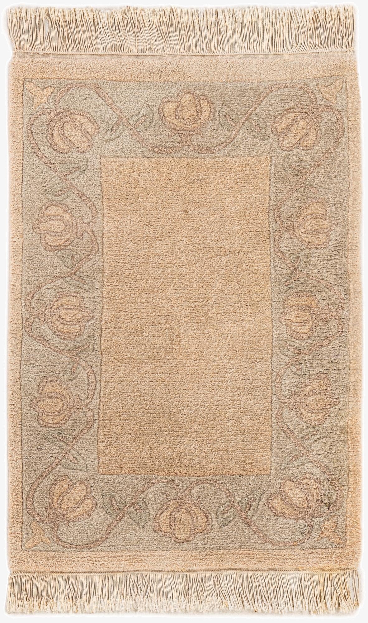  2' 1 x 3' 1  Hand Knotted Tibet Wool Rug