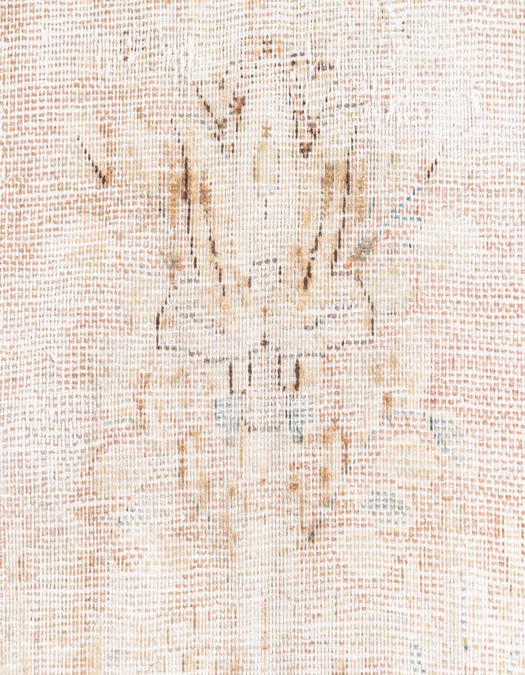 Detail image of  6' 2 x 9' 9  Hand Knotted Ultra Vintage Persian Wool Rug