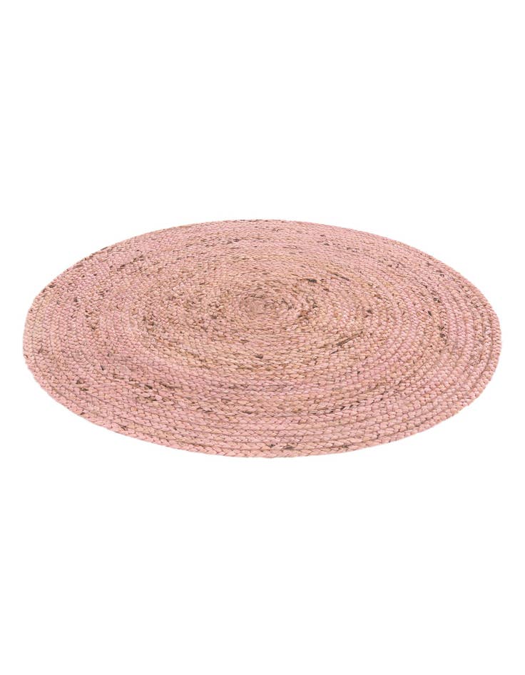Detail image of  3' x 3'  Hand Braided Jute Round Rug