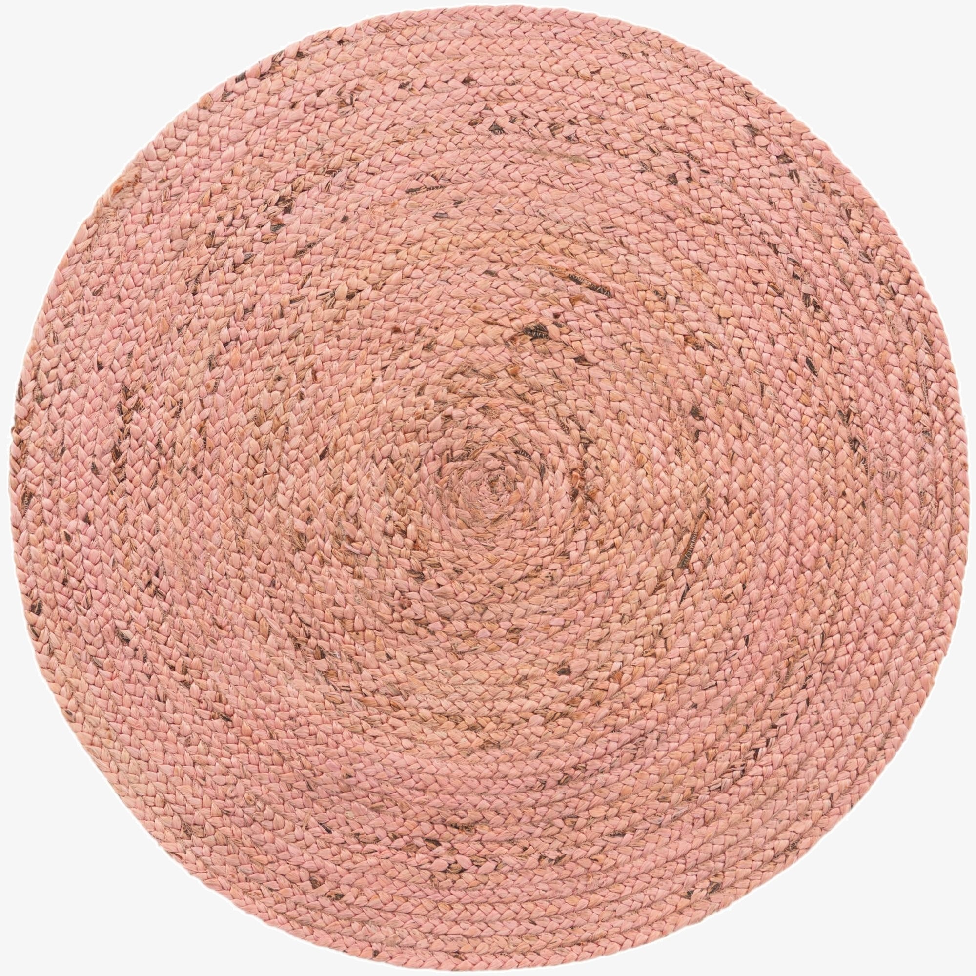  3' x 3'  Hand Braided Jute Round Rug