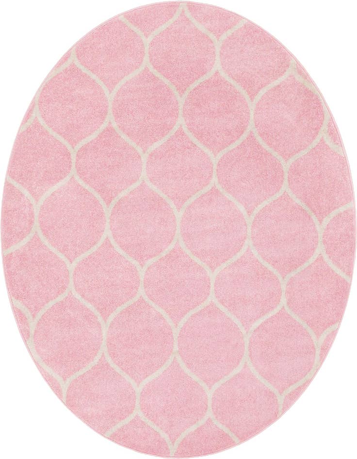 Detail image of  4' x 4' Lattice Frieze Round Rug