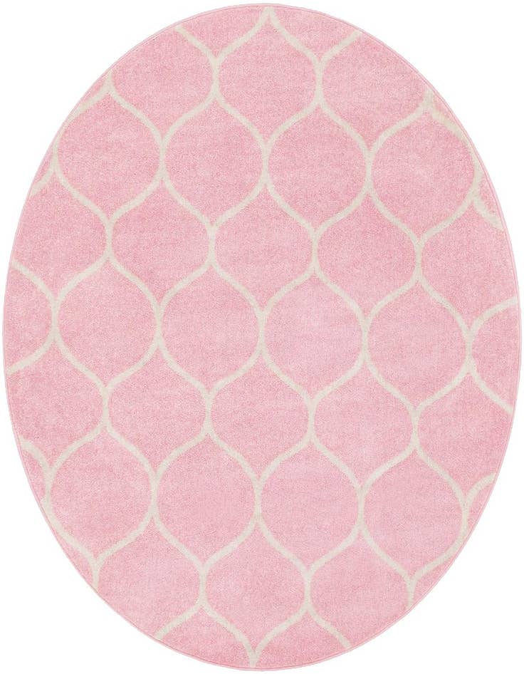 Detail image of  3' x 3' Lattice Frieze Round Rug