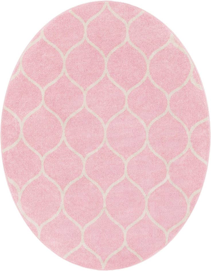 Detail image of 7' x 7' Lattice Frieze Round Rug