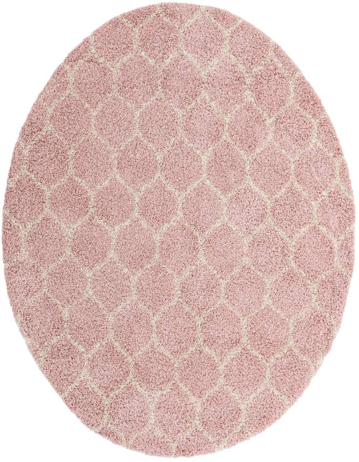 Detail image of  7' 10 x 7' 10 Lattice Shag Round Rug